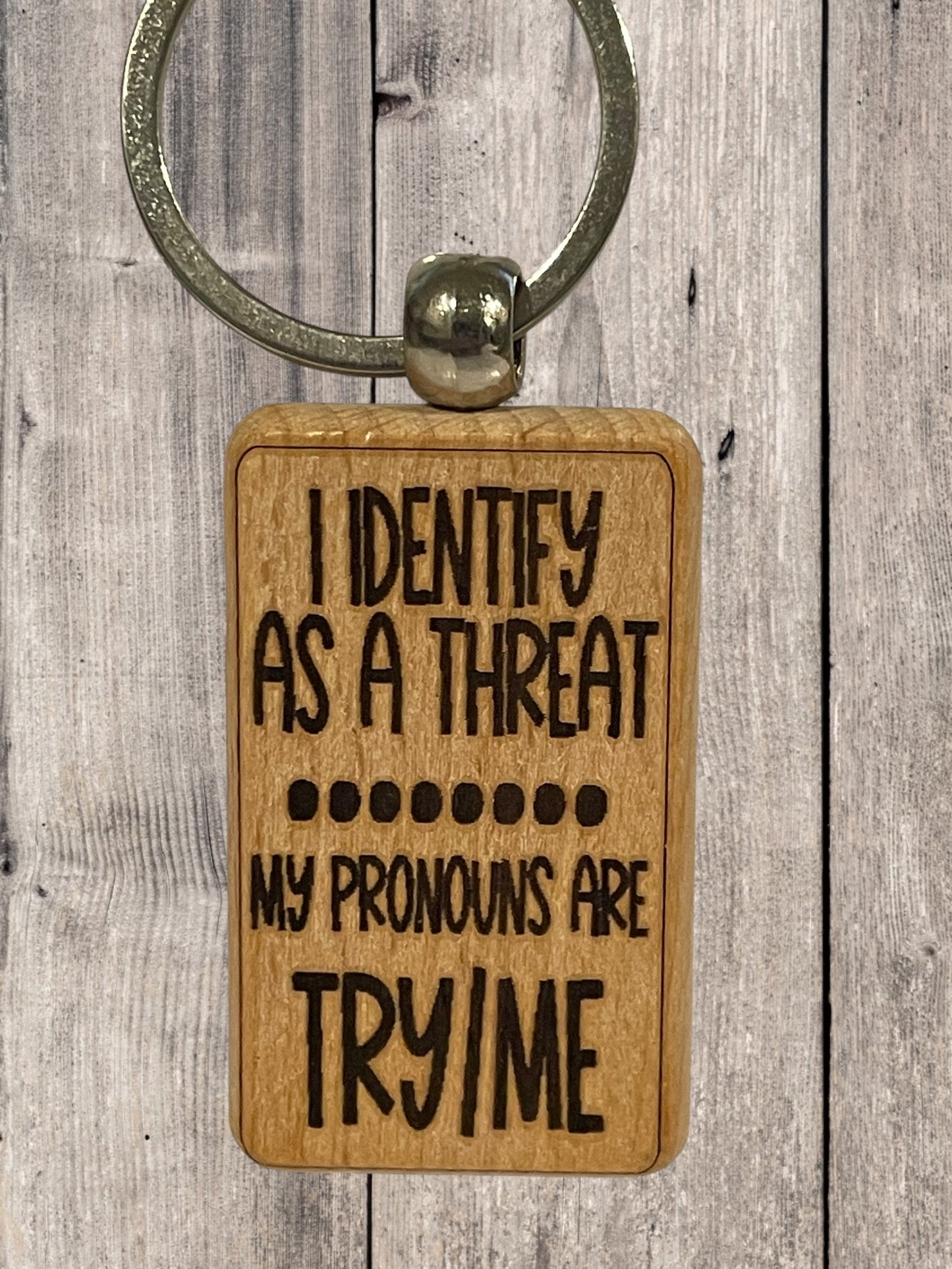 Engraved key rings