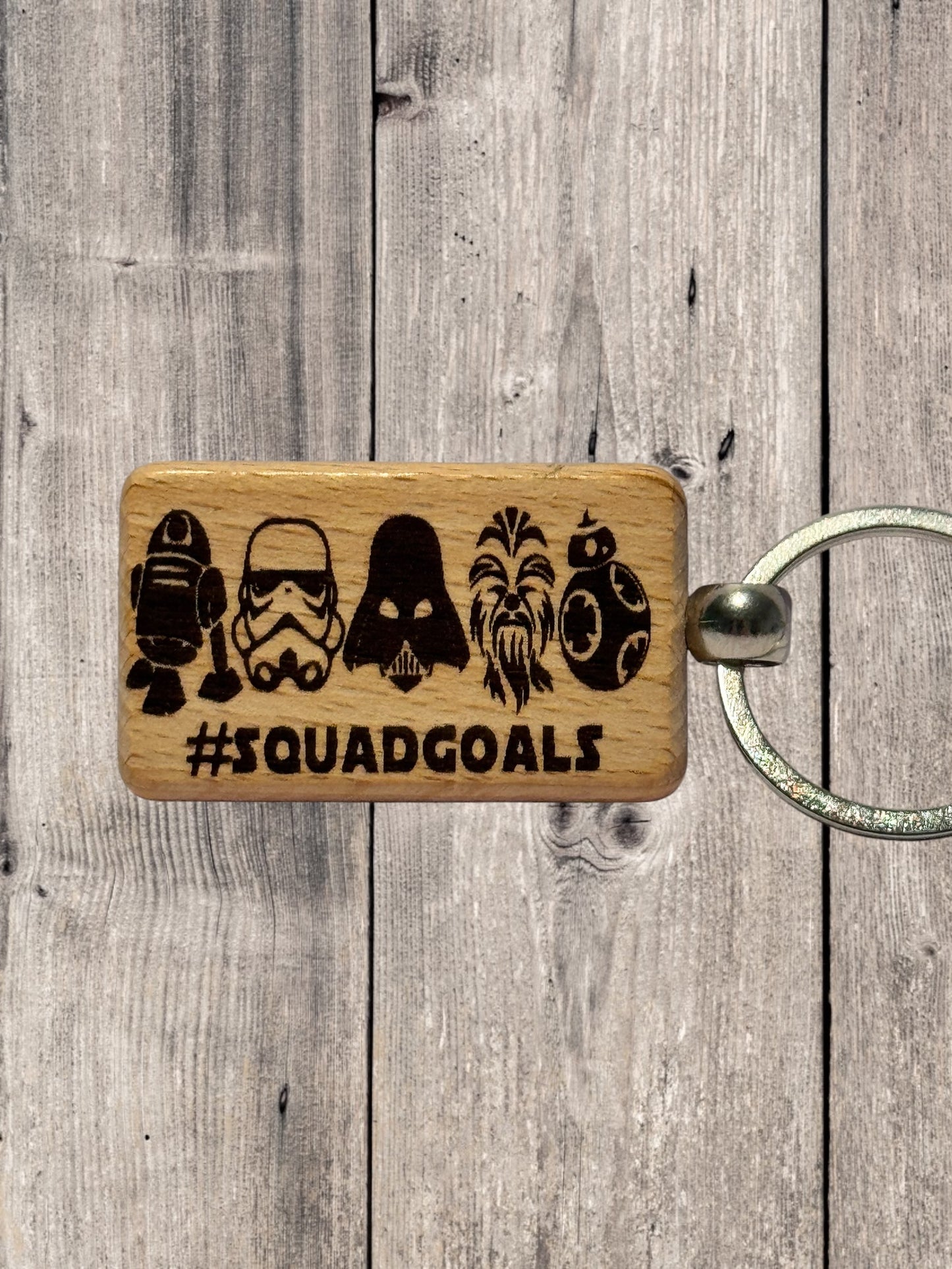 Engraved key rings