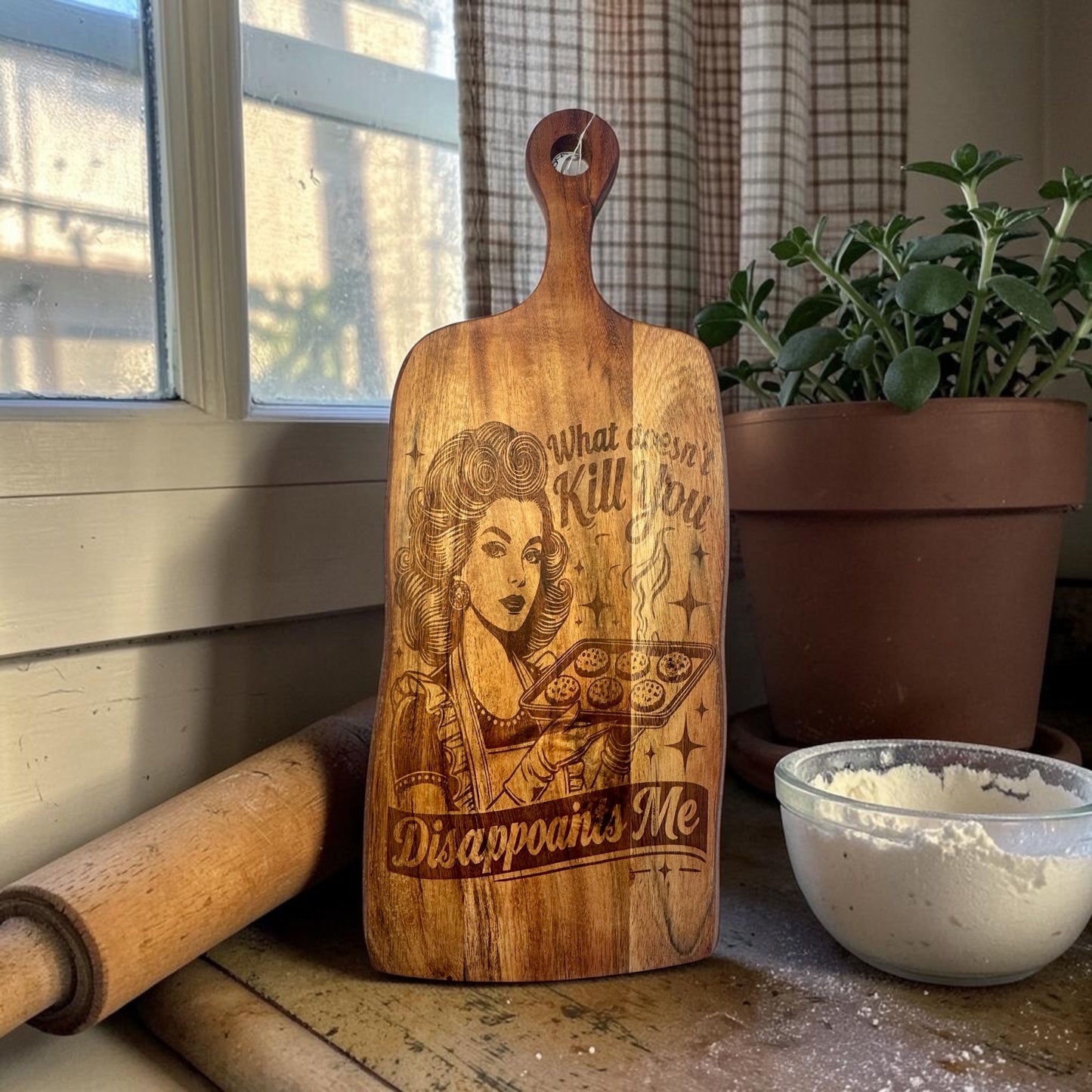 Decorative cheese board